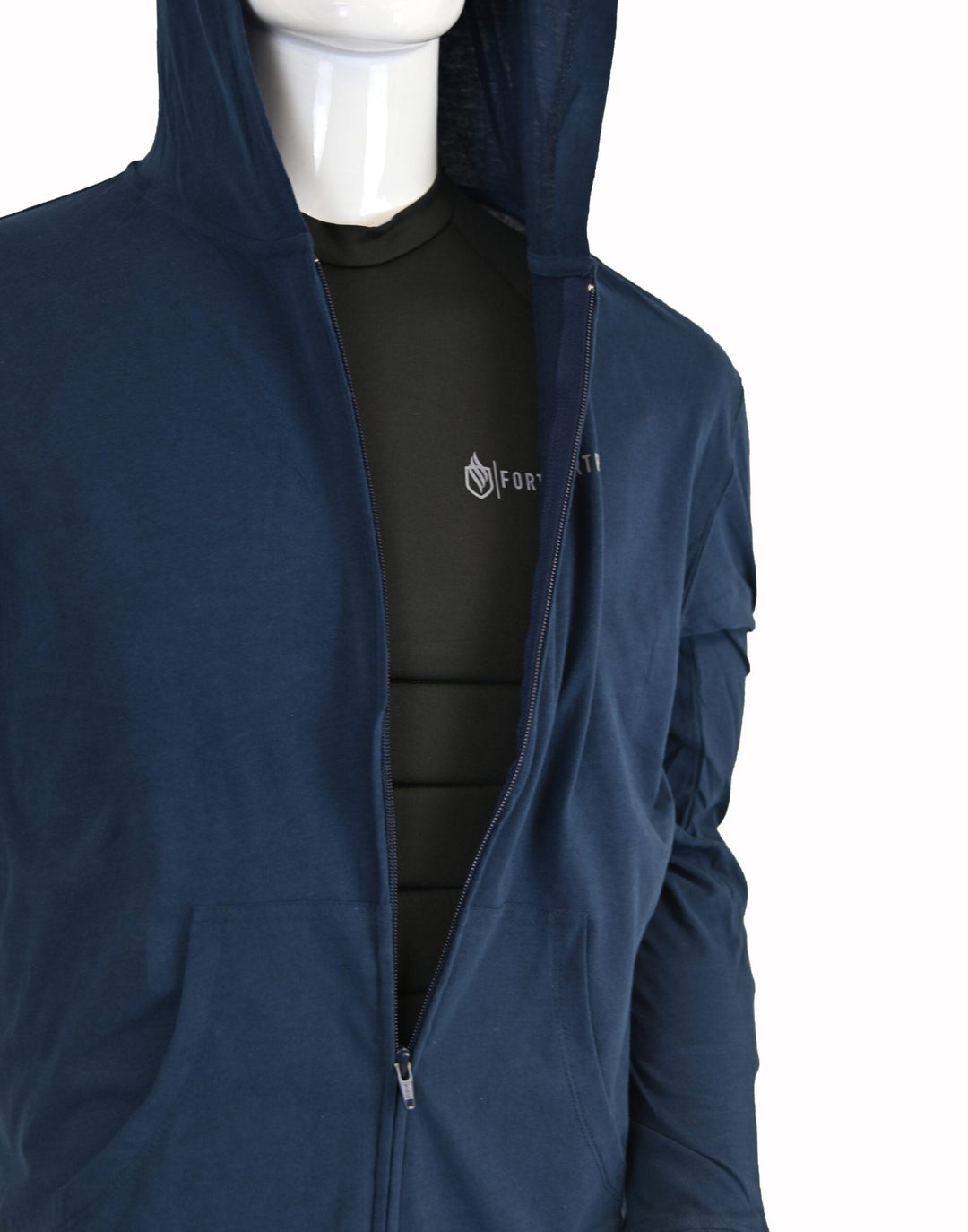Suede Hooded Zip - Fortress Clothing